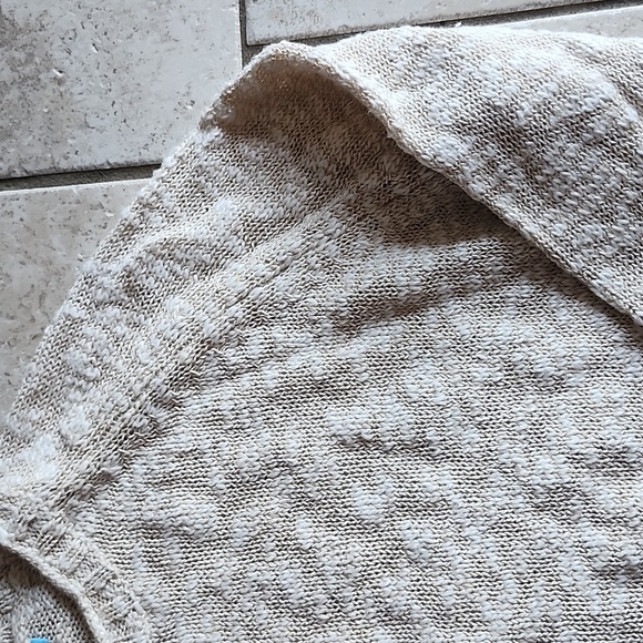 J. McLaughlinBeige Knit Crewneck Sweater Medium - Picture 8 of 16